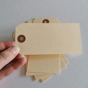 20 x Large Manila Shipping Tag, Price Tags Gift Tag Cardstock